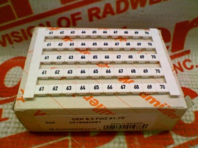 WEIDMULLER DEK-6.5-FWZ-61-70