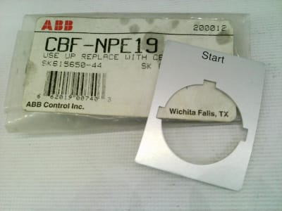ASEA BROWN BOVERI CBF-NPE19
