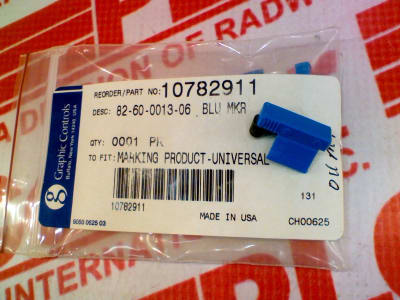 GRAPHIC CONTROLS 10782911-EA