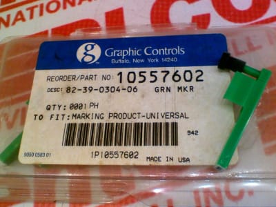GRAPHIC CONTROLS 10557602-EA