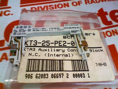 SPRECHER & SCHUH KT3-25-PE2-01