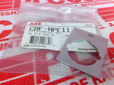 ASEA BROWN BOVERI CBF-NPE11