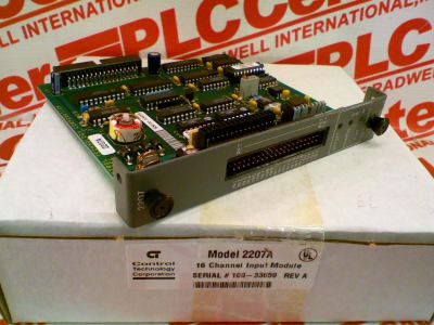 CONTROL TECHNOLOGY INC 2207A