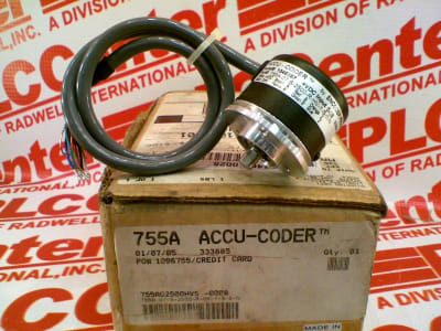 ENCODER PRODUCTS COMPANY 755A-07-S-2500-R-HV-1-S-S-N