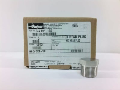 PARKER 3/4HP-SS-EACH