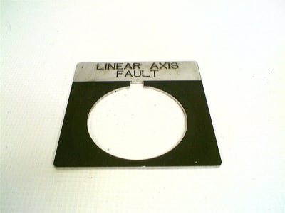 ALLEN BRADLEY 800T-X559E-LINEAR-AXIS-FAULT