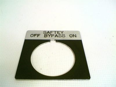 ALLEN BRADLEY 800T-X559E-SAFETY-BYPASS-OFF-ON