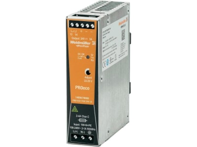 WEIDMULLER PRO ECO 72W 24V 3A