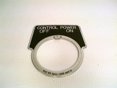 SCHNEIDER ELECTRIC 9001-KN300-CONTROL-POWER-ON-OFF