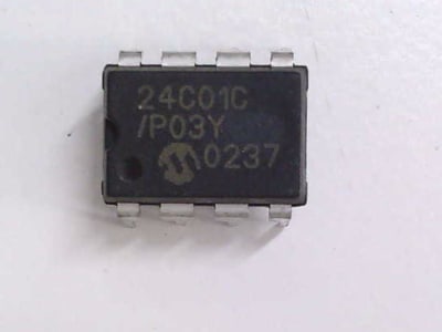 MICROCHIP TECHNOLOGY INC 24C01C/P