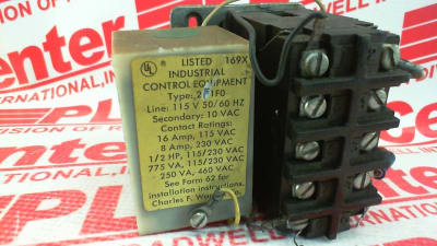 INDUSTRIAL CONTROL EQUIP 2F1F0