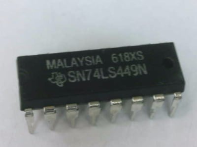 TEXAS INSTRUMENTS SEMI SN74LS449N