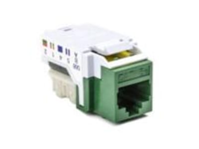 HELLERMANN TYTON RJ45FC5E-GRN