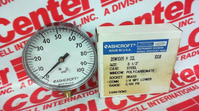 ASHCROFT 35W1005H02L100PSI