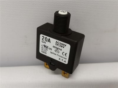 E-T-A CIRCUIT BREAKERS 1658-G41-00-S80-055810-20A
