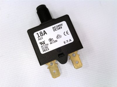 E-T-A CIRCUIT BREAKERS 1658-A21-00-P10-18A