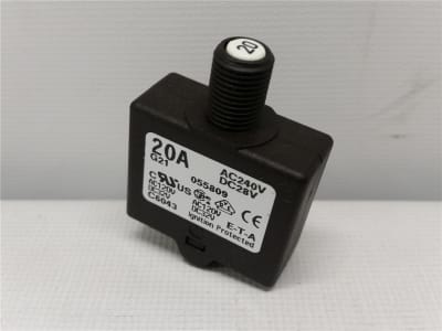 E-T-A CIRCUIT BREAKERS 1658-G21-00-S83-055809-20A