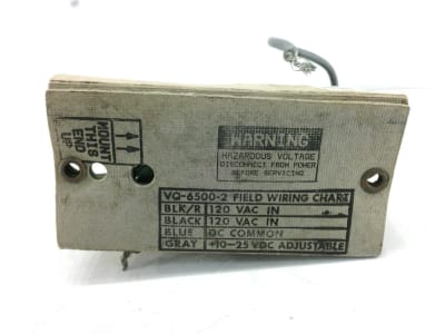 JOHNSON CONTROLS VQ-6500-2