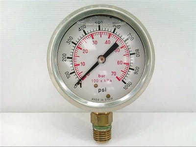 WIKA 213.40.2.5-1000PSI/KPA-1/4