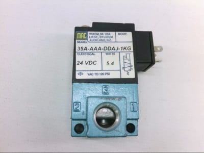 MAC VALVES INC 35A-AAA-DDAJ-1KG
