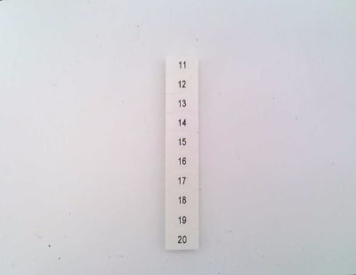 PHOENIX CONTACT ZB 6 QR:FORTL.ZAHLEN 11-20