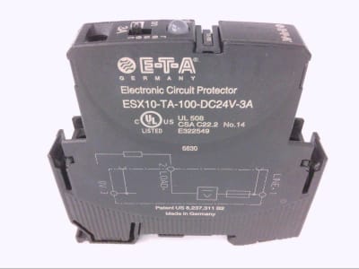 E-T-A CIRCUIT BREAKERS ESX10-TA-100-DC24V-3A