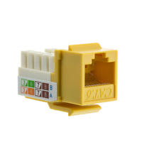 AMP NETCON DIV CAT-5E-RJ45-YELLOW
