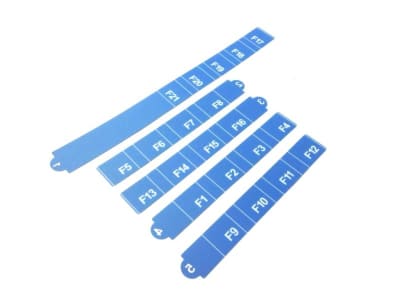RADWELL 1400-FUNCTION-KEY-LEGEND-STRIP