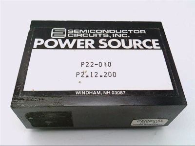 SEMICONDUCTOR CIRCUITS P22-040