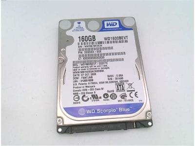 WESTERN DIGITAL WD1600BEVT-22ZCT0