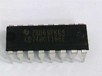 TEXAS INSTRUMENTS SEMI CD74HCT166E
