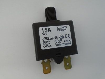 E-T-A CIRCUIT BREAKERS 1658-G21-01-P10-15A