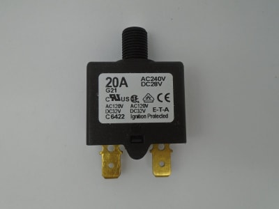 E-T-A CIRCUIT BREAKERS 1658-G21-01-P10-20A