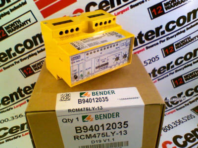 BENDER RCM475LY-13A