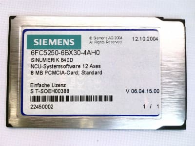 SIEMENS 6FC5250-6BX30-4AH0