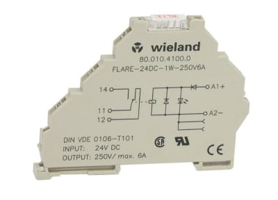 WIELAND FLARE-24DC-1W-250V6A