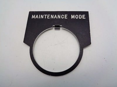ALLEN BRADLEY 800T-X59E-MAINTENANCE-MODE