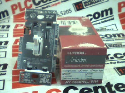 LUTRON AY-603PNL-WH