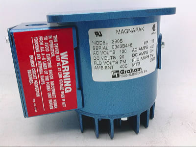 GRAHAM MOTORS AND CONTROLS 390S