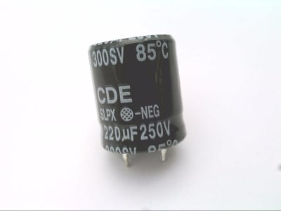 CORNELL DUBILIER SLPX221M250A1P3