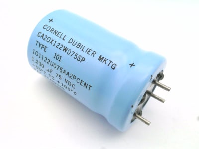 CORNELL DUBILIER 101122U075AA2PCENT