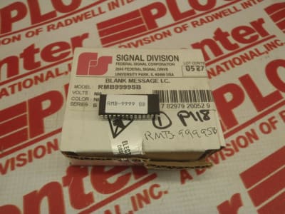 FEDERAL SIGNAL RMB-9999-SB