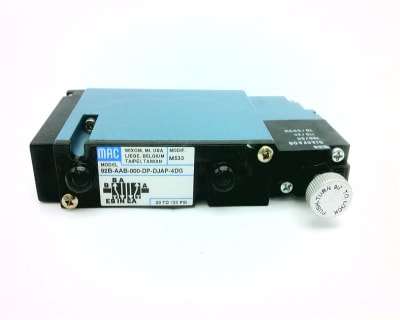 MAC VALVES INC 92B-AAB-000-DP-DJAP-4DG