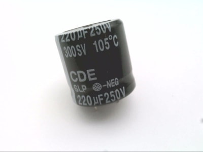 CORNELL DUBILIER SLP221M250C1P3