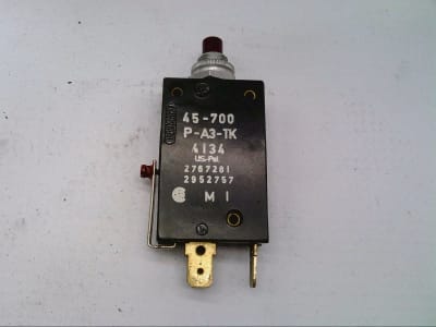 E-T-A CIRCUIT BREAKERS 45-700-P-A3-TK-4134