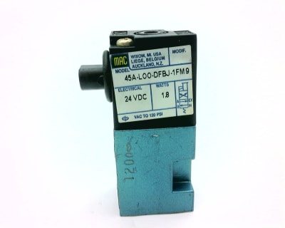 MAC VALVES INC 45A-L00-DFBJ-1FM9