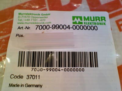 MURR ELEKTRONIK 7000-99004-0000000