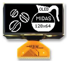 MIDAS DISPLAYS MCOT128064EY-WM