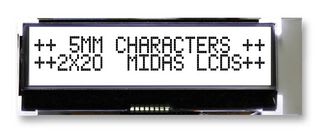 MIDAS DISPLAYS MCCOG22005A6W-FPTLWI