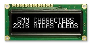 MIDAS DISPLAYS MCOB21605GX-EWP